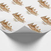 Papier Cadeau Cabine de journal confortable - Hygge ou votre pro (Coin)