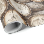 Papier Cadeau Cabine du bois (Coin rond)