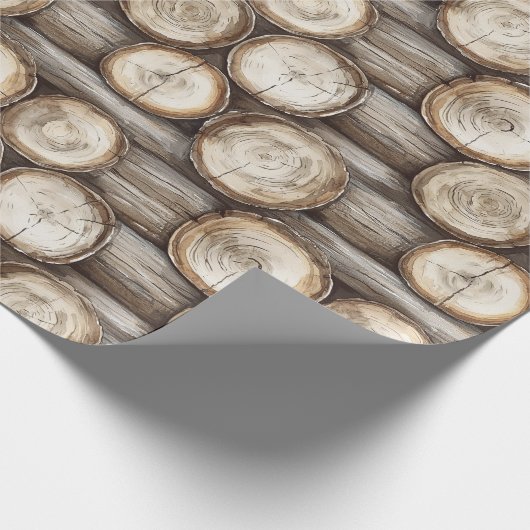 Papier Cadeau Cabine du bois (Coin)