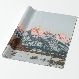 Papier Cadeau Cabine matinal Sunrise au Grand Teton National Par