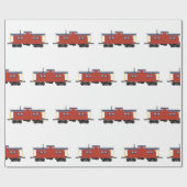 Papier Cadeau Caboose (Plat)