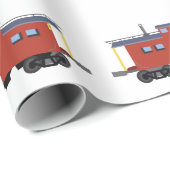 Papier Cadeau Caboose (Coin rond)