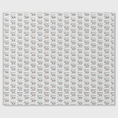 Papier Cadeau cacahuètes | 3 Personne Snowman (Plat)