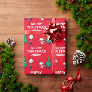 Papier Cadeau cacahuètes Chaleurs Ajouter Votre Nom