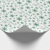 Papier Cadeau cacahuètes | Christmas Snoopy Let It Snow Motif (Coin)