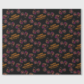 Papier Cadeau cacahuètes | Jour décoré du chien (Plat)