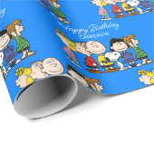 Papier Cadeau cacahuètes | Les cacahuètes s'unissent (Coin rond)