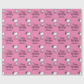 Papier Cadeau cacahuètes | Snoopy Happy Dance (Plat)