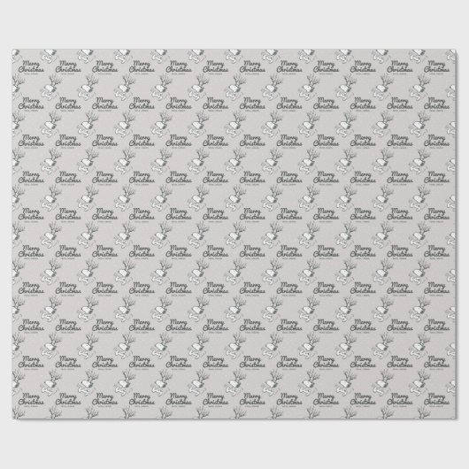 Papier Cadeau cacahuètes | Snoopy Reindeer (Plat)