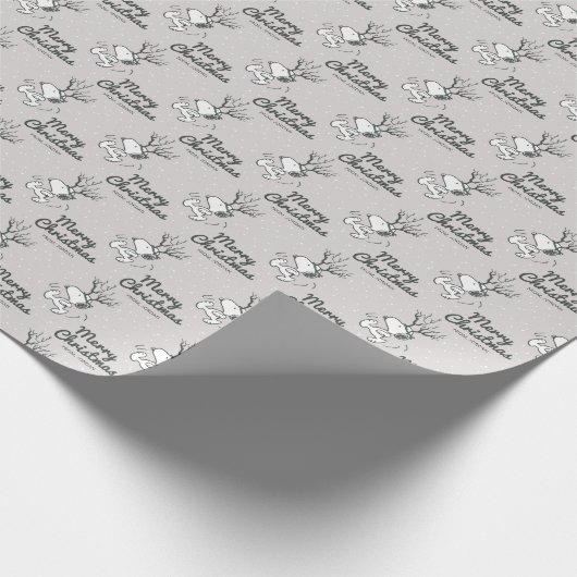 Papier Cadeau cacahuètes | Snoopy Reindeer (Coin)