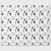 Papier Cadeau cacahuètes | Snoopy & Woodstock Congrats Grad (Plat)