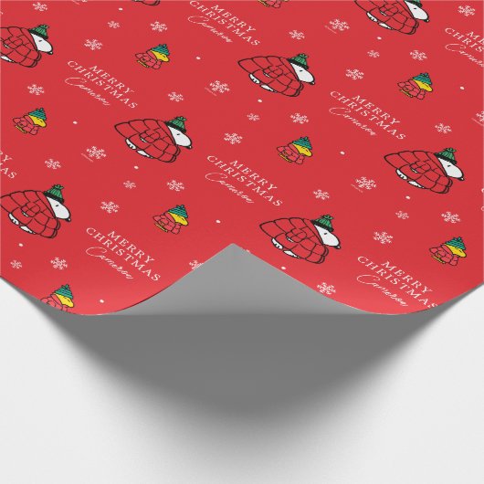 Papier Cadeau cacahuètes | Veste Snoopy Red Puffer (Coin)