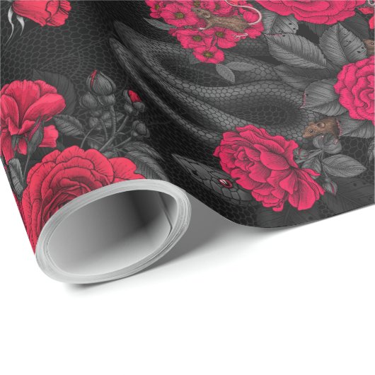 Papier Cadeau Caché en rose (Coin rond)