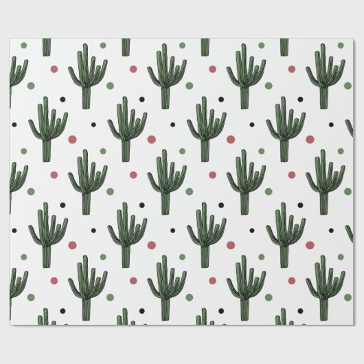 Papier Cadeau Cactus (Plat)