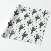 Papier Cadeau Cactus (Déroulé)