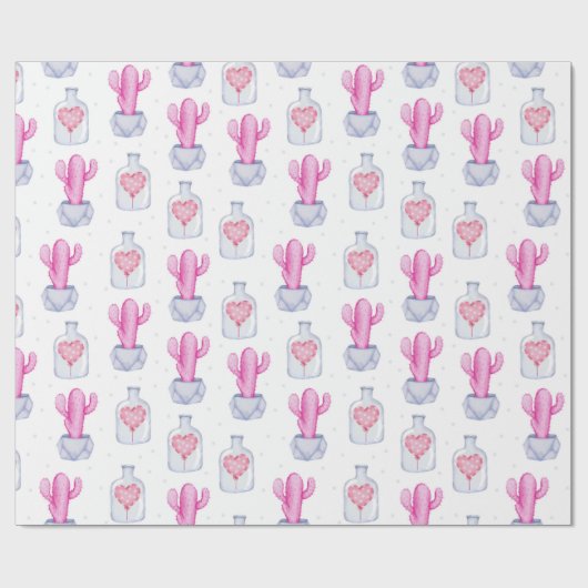 Papier Cadeau Cactus (Plat)
