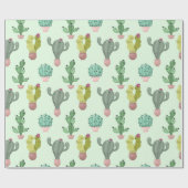 Papier Cadeau Cactus (Plat)
