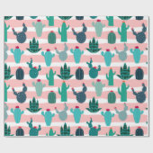 Papier Cadeau Cactus (Plat)