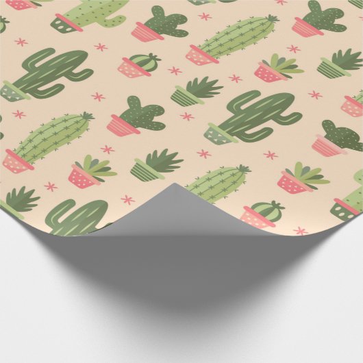 Papier Cadeau Cactus (Coin)
