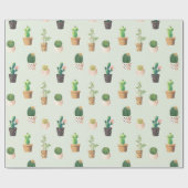 Papier Cadeau Cactus (Plat)