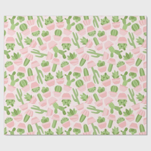 Papier Cadeau Cactus (Plat)