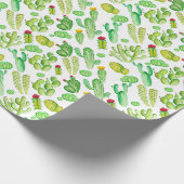 Papier Cadeau Cactus aquarelle (Coin)