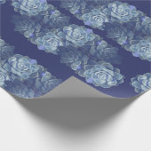 Papier cadeau Cactus bleu (Coin)