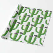 Papier Cadeau Cactus cool (Déroulé)