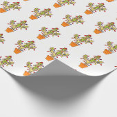 Papier Cadeau Cactus de Noël (Coin)