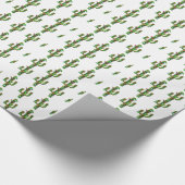 Papier Cadeau Cactus de Noël (Coin)