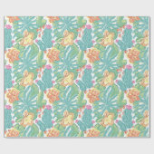 Papier Cadeau Cactus et plante. (Plat)