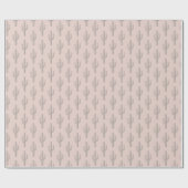 Papier Cadeau Cactus gris Motif rose (Plat)