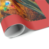 Papier Cadeau Cactus lumineux (Coin rond)