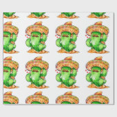Papier Cadeau Cactus mignon (Plat)