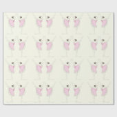 Papier Cadeau Cadeau Ballerina (Plat)