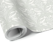 Papier Cadeau Cadeau Botanique Floral Élégant Bohème Printemps (Coin rond)