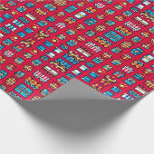 Papier cadeau cadeau cadeau cadeau de Noël 8 bits (Coin)