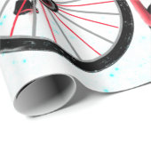 Papier cadeau cadeau cadeau de Noël (Coin rond)