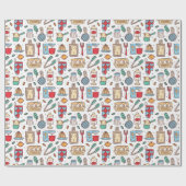 Papier Cadeau Cadeau Chef | Bonne nourriture à base d'ingrédient (Plat)