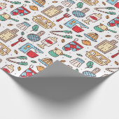 Papier Cadeau Cadeau Chef | Bonne nourriture à base d'ingrédient (Coin)