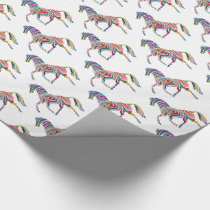 Papier Cadeau Cadeau Cheval Imaginaire