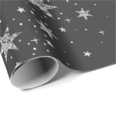 Papier Cadeau Cadeau customisé de Joyeux Noël de paresse (Coin rond)