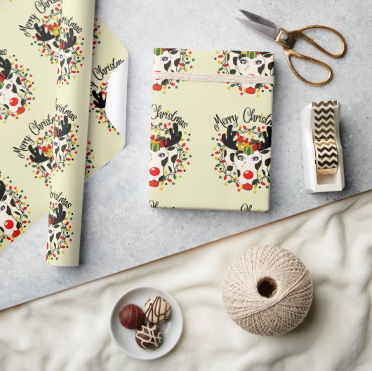 Papier Cadeau cadeau dalmate de noël (Artisanat)