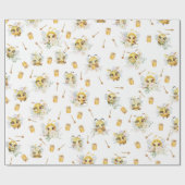 Papier Cadeau Cadeau d'anniversaire de Sweet to Bee' (Plat)