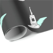 Papier Cadeau Cadeau d'aspirateur pour le ménage Appli de femmes (Coin rond)