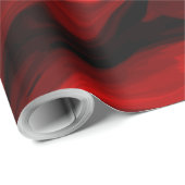 Papier Cadeau Cadeau de conception en marbre rouge sang (Coin rond)