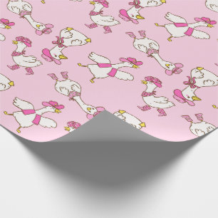 Papier Cadeau Cadeau de Cowboy Cowgirl Idiot Canard