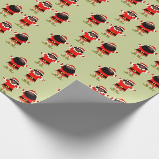 Papier Cadeau Cadeau de deux elfes de Noël (Coin)