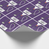 Papier Cadeau Cadeau de diplôme d'infirmière (Coin)