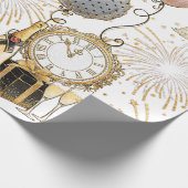 Papier Cadeau Cadeau de fête du Nouvel An (Coin)